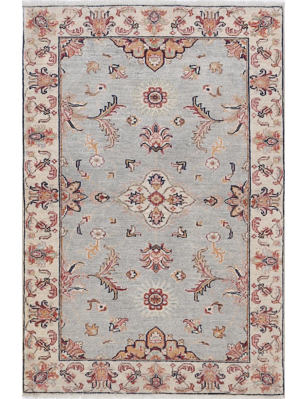 Hand Knotted Ziegler Farhan Wool Rug - 2&#39;11&#39;&#39; x 4&#39;3&#39;&#39;
