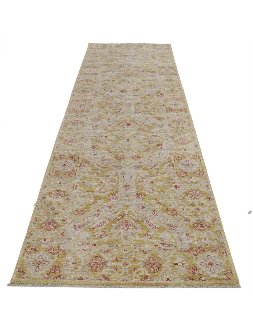 Hand Knotted Ziegler Farhan Wool Rug - 3'1'' x 9'8'' Arteverk Arteverk Rugs