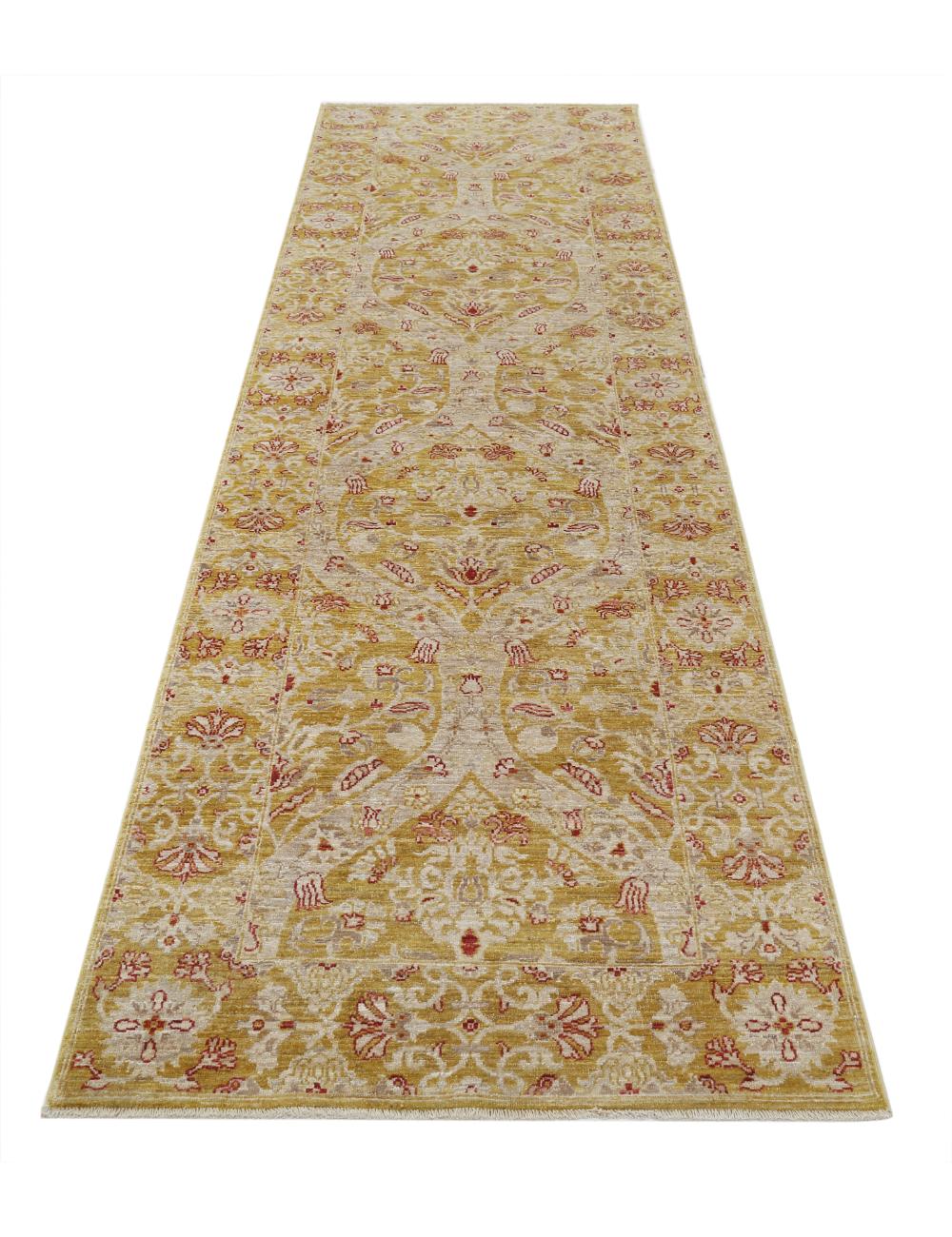 Hand Knotted Ziegler Farhan Wool Rug - 3'1'' x 9'8'' Arteverk Arteverk Rugs