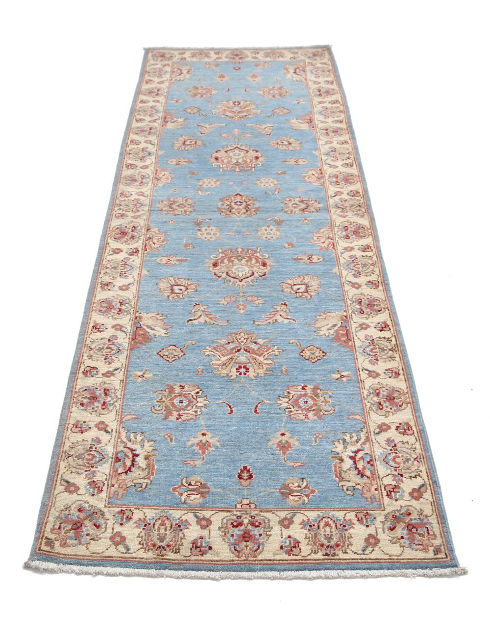 Hand Knotted Ziegler Farhan Wool Rug - 2'8'' x 8'3'' Arteverk Arteverk Rugs