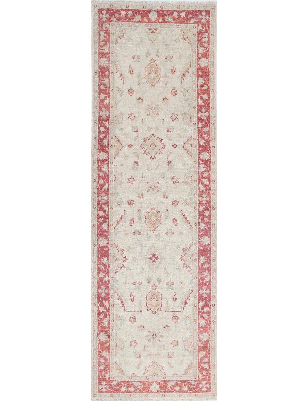 Hand Knotted Ziegler Farhan Wool Rug - 2&#39;6&#39;&#39; x 7&#39;10&#39;&#39;