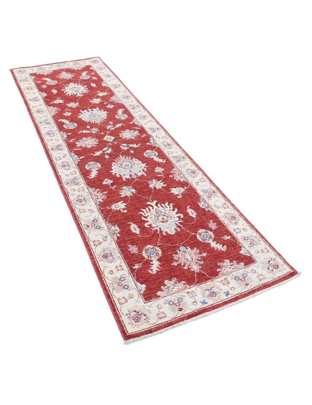 Hand Knotted Ziegler Farhan Wool Rug - 2'7'' x 8'5''