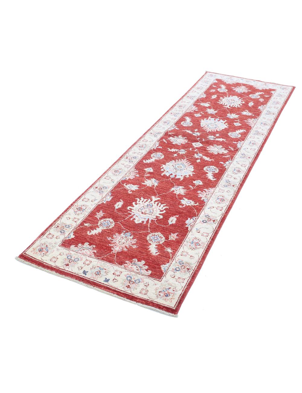 Hand Knotted Ziegler Farhan Wool Rug - 2'7'' x 8'5'' Arteverk Arteverk Rugs