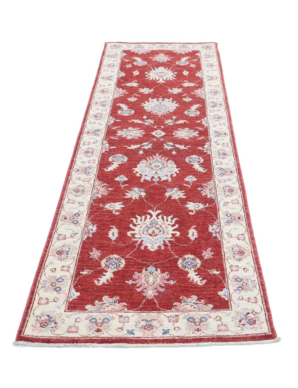 Hand Knotted Ziegler Farhan Wool Rug - 2'7'' x 8'5'' Arteverk Arteverk Rugs