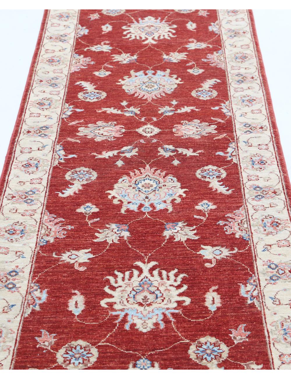 Hand Knotted Ziegler Farhan Wool Rug - 2'7'' x 8'5'' Arteverk Arteverk Rugs