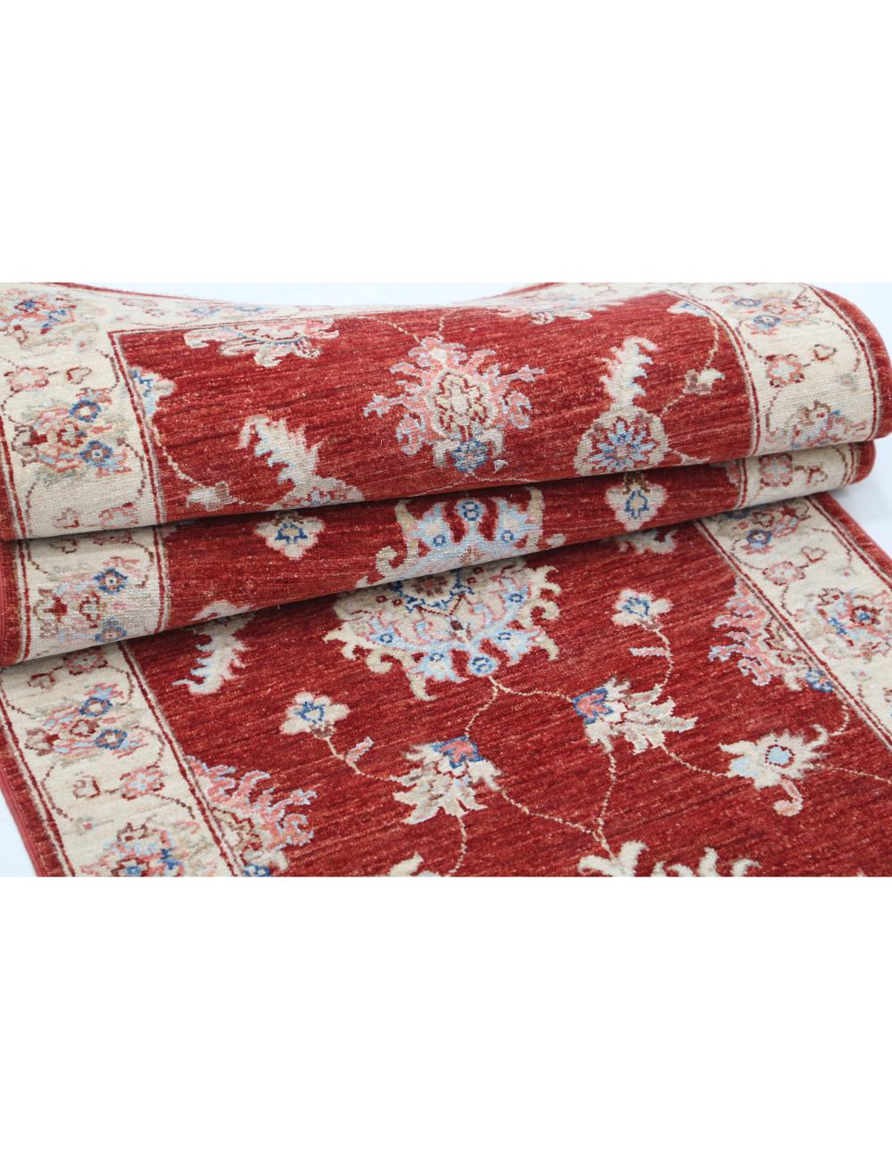 Hand Knotted Ziegler Farhan Wool Rug - 2'7'' x 8'5'' Arteverk Arteverk Rugs