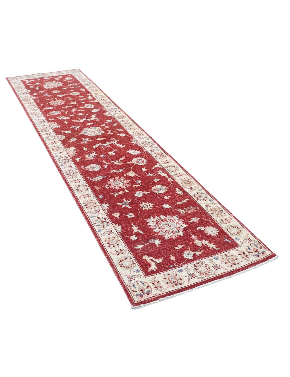 Hand Knotted Ziegler Farhan Wool Rug - 2'8'' x 9'9'' Arteverk Arteverk Rugs