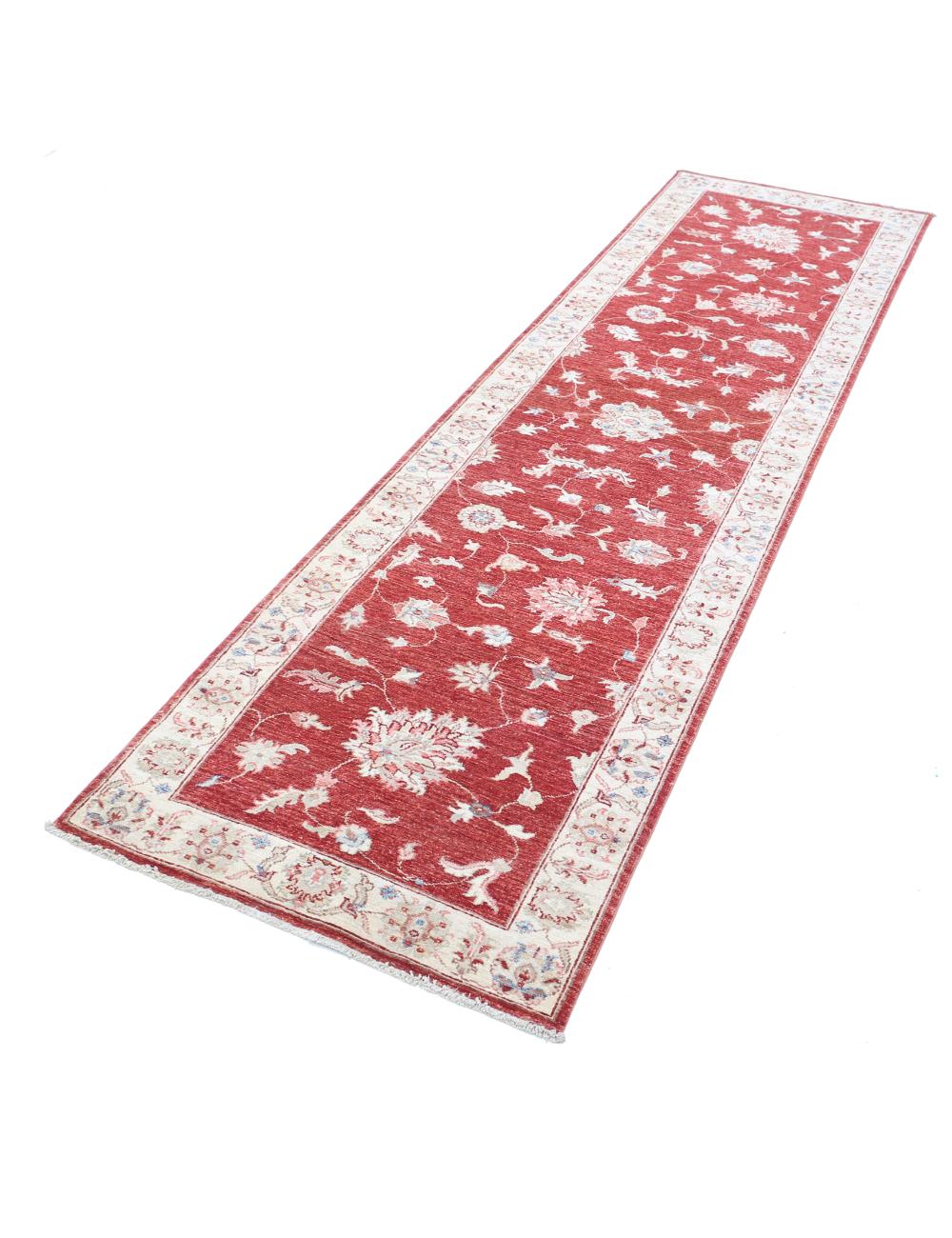 Hand Knotted Ziegler Farhan Wool Rug - 2'8'' x 9'9'' Arteverk Arteverk Rugs