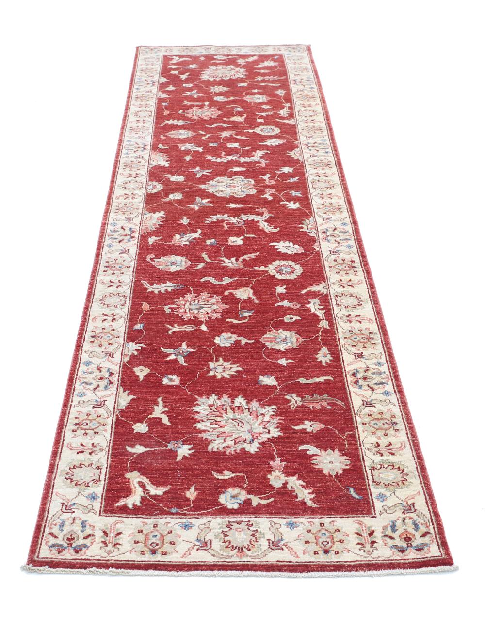 Hand Knotted Ziegler Farhan Wool Rug - 2'8'' x 9'9'' Arteverk Arteverk Rugs