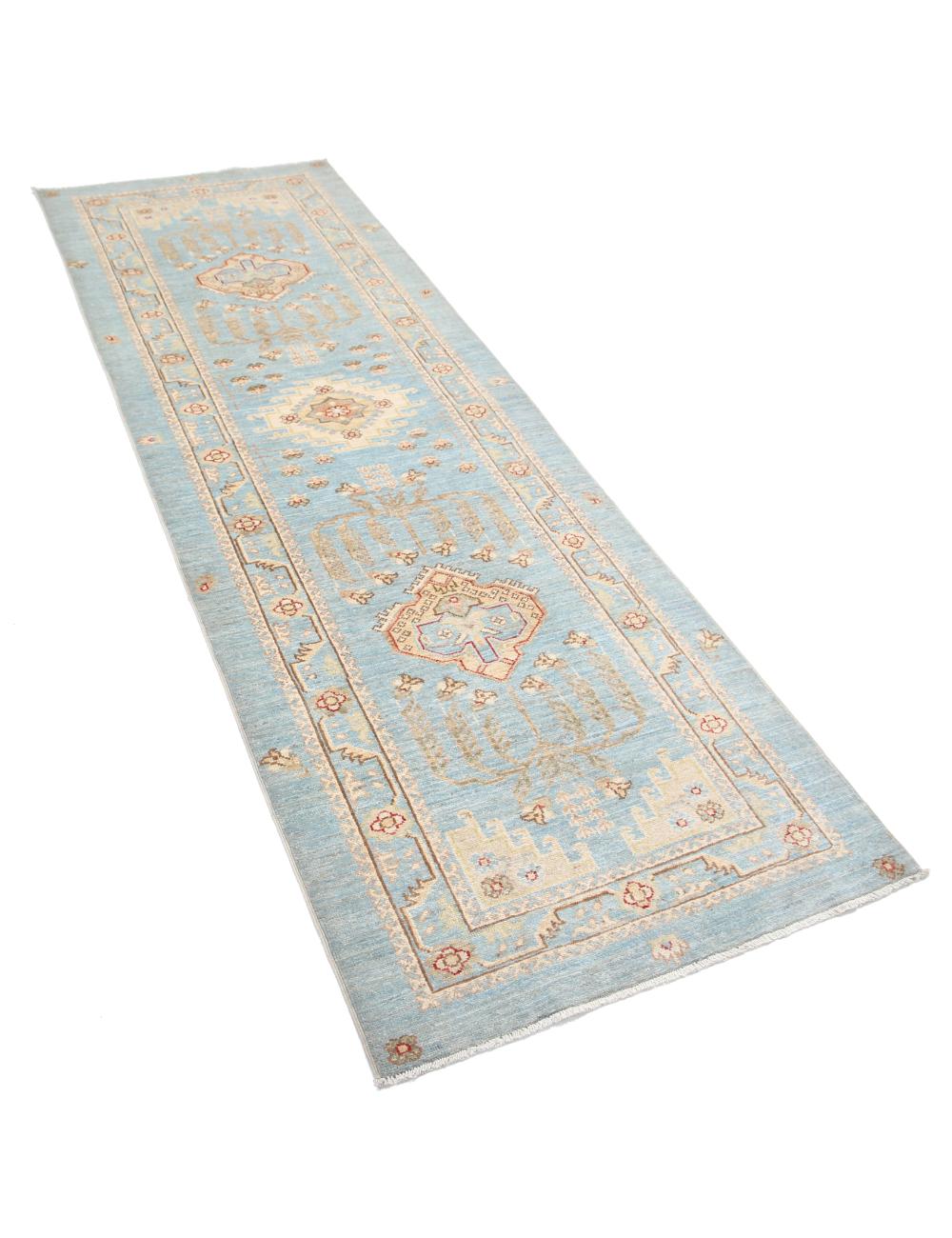 Hand Knotted Ziegler Farhan Wool Rug - 2'8'' x 8'2''