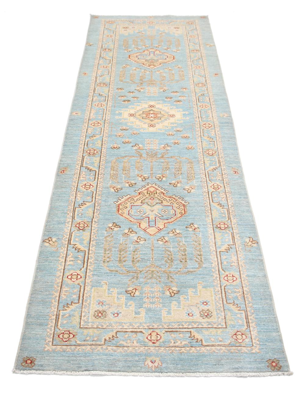 Hand Knotted Ziegler Farhan Wool Rug - 2'8'' x 8'2'' Arteverk Arteverk Rugs