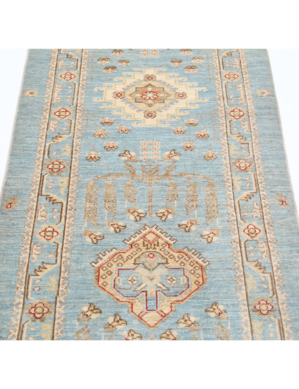 Hand Knotted Ziegler Farhan Wool Rug - 2'8'' x 8'2'' Arteverk Arteverk Rugs