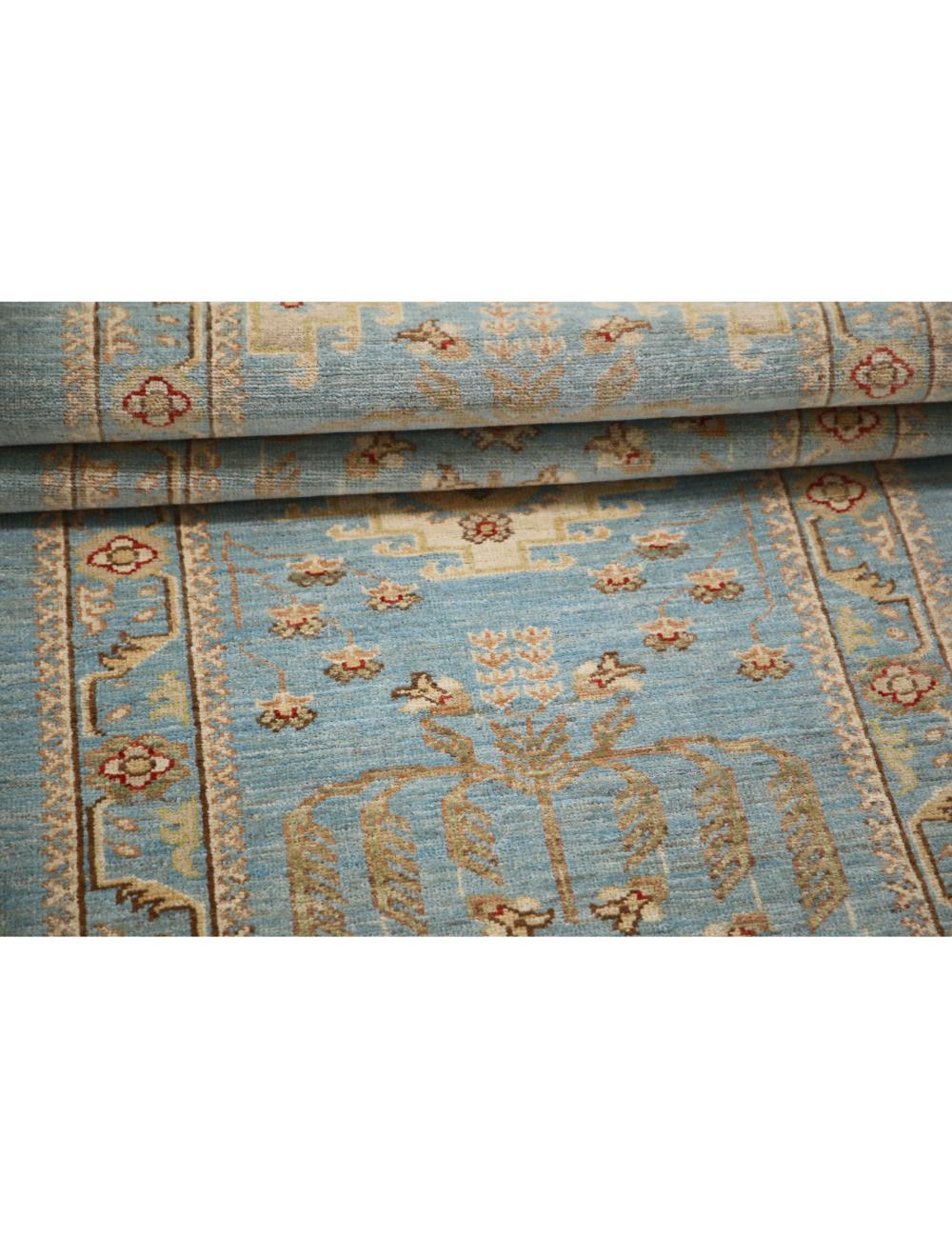 Hand Knotted Ziegler Farhan Wool Rug - 2'8'' x 8'2'' Arteverk Arteverk Rugs