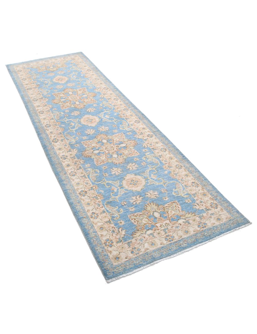 Hand Knotted Ziegler Farhan Wool Rug - 2'9'' x 8'0'' Arteverk Arteverk Rugs