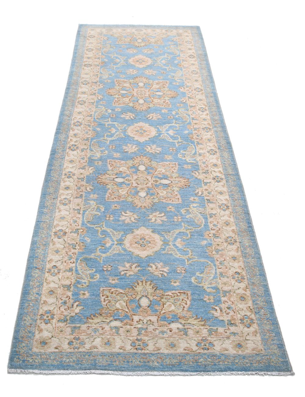 Hand Knotted Ziegler Farhan Wool Rug - 2'9'' x 8'0'' Arteverk Arteverk Rugs