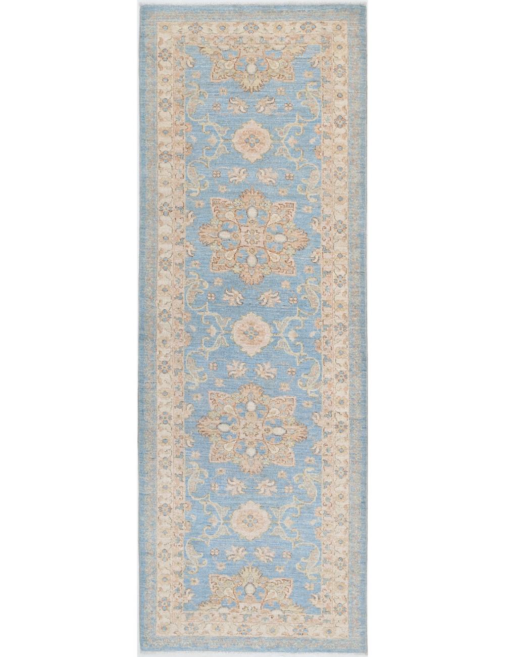Hand Knotted Ziegler Farhan Wool Rug - 2&#39;9&#39;&#39; x 8&#39;0&#39;&#39;