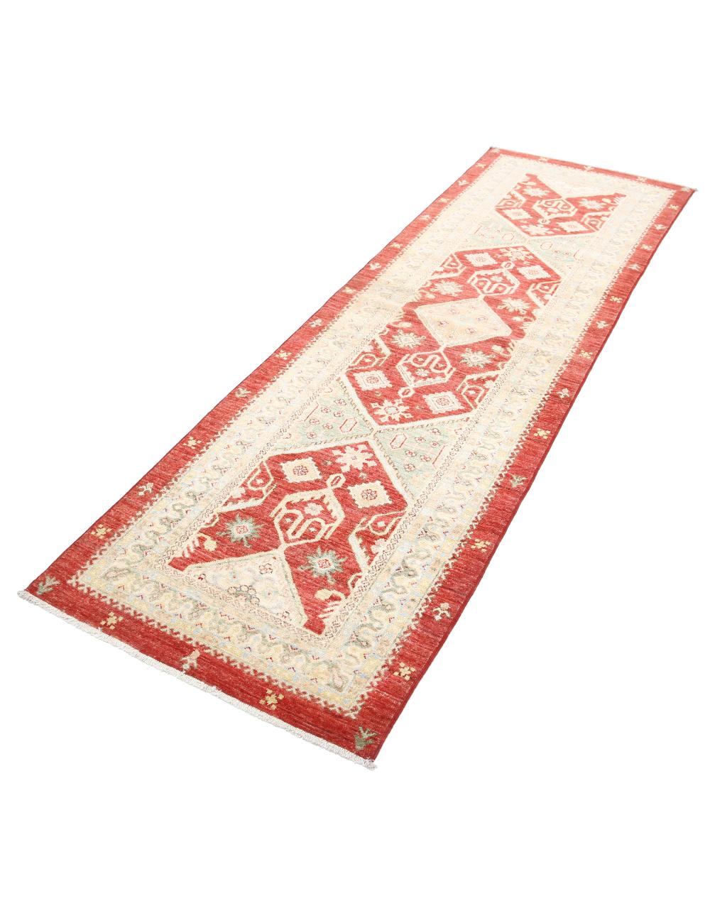Hand Knotted Ziegler Farhan Wool Rug - 2'9'' x 8'4'' Arteverk Arteverk Rugs