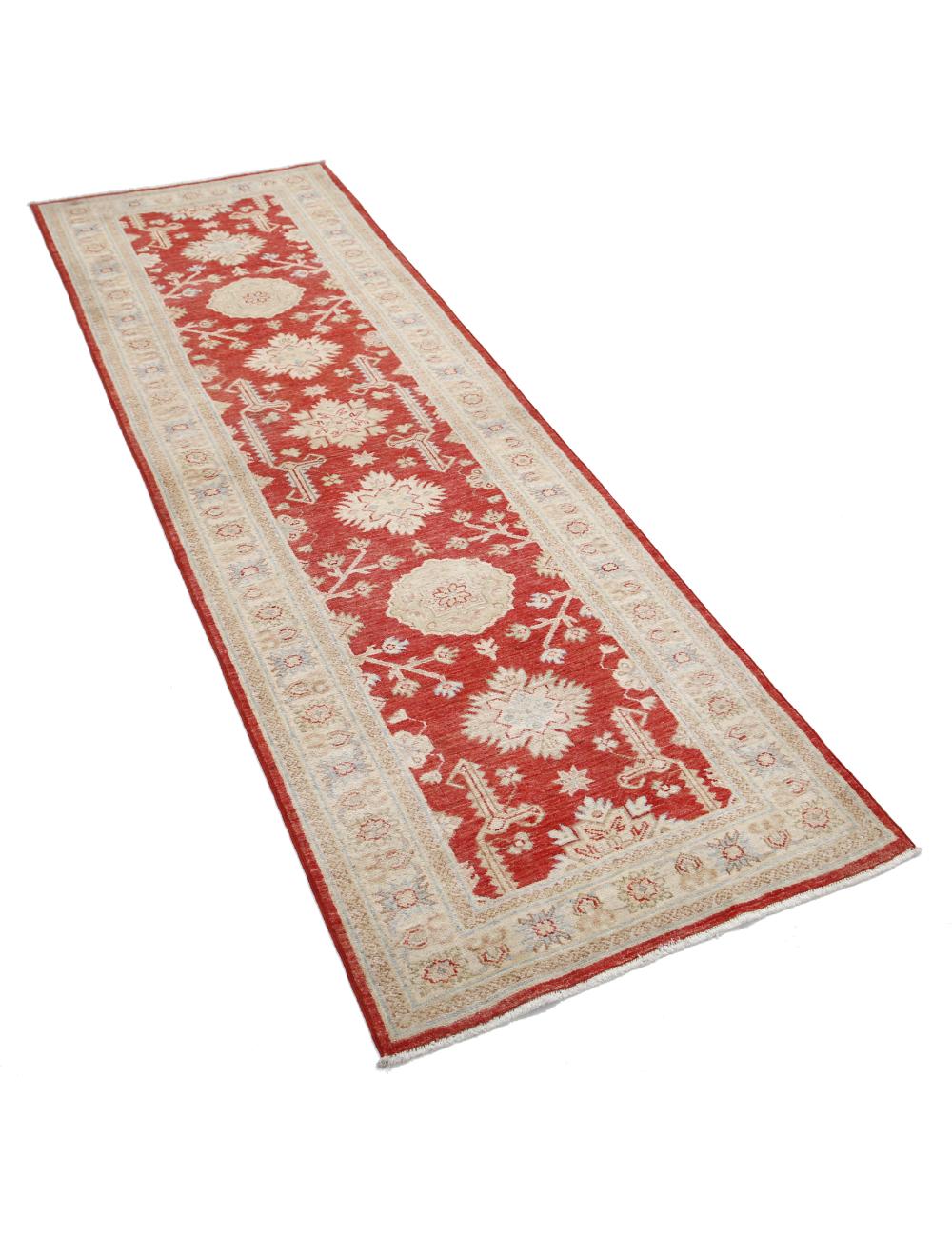 Hand Knotted Ziegler Farhan Wool Rug - 2'6'' x 7'7''