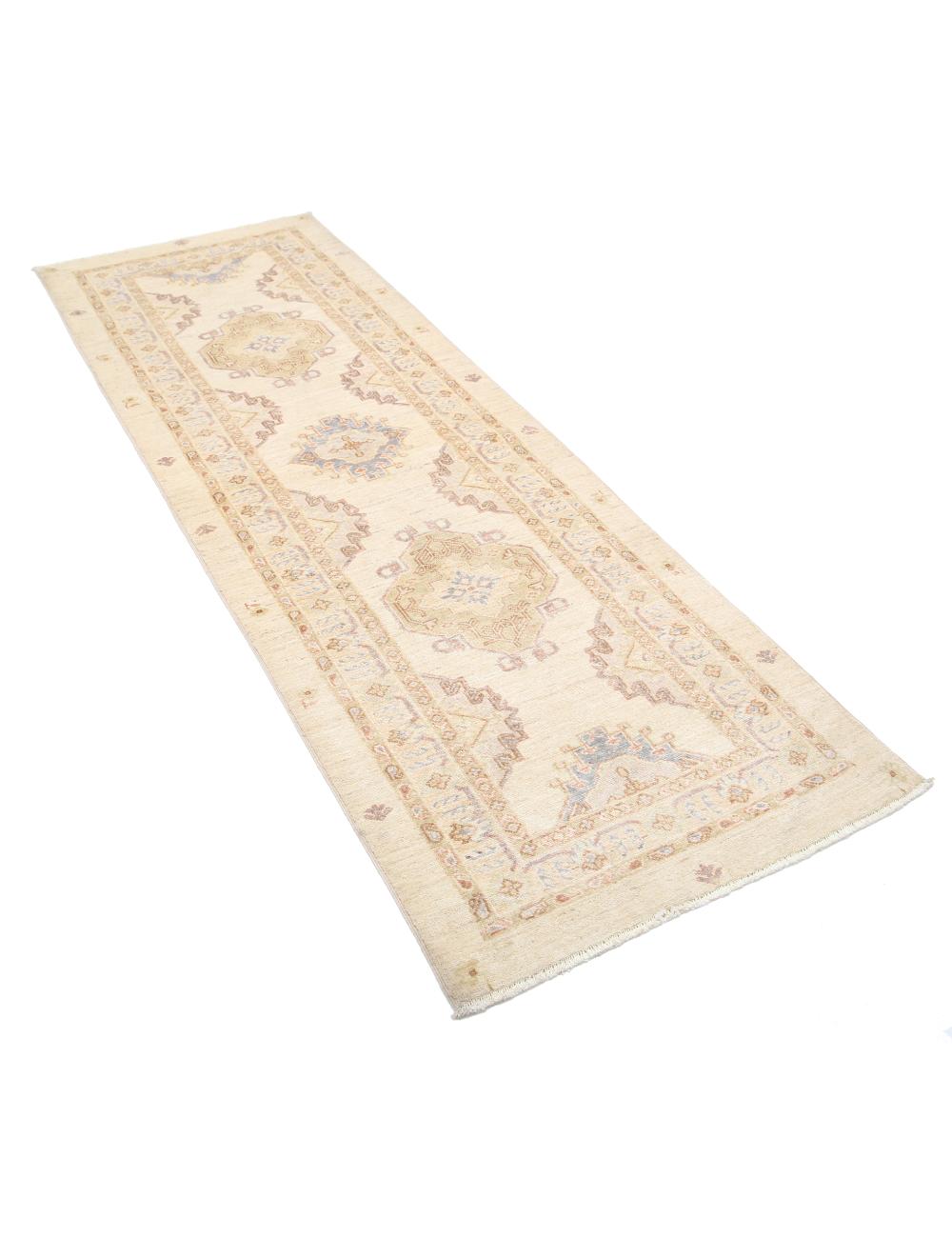Hand Knotted Ziegler Farhan Wool Rug - 2'8'' x 8'0'' Arteverk Arteverk Rugs