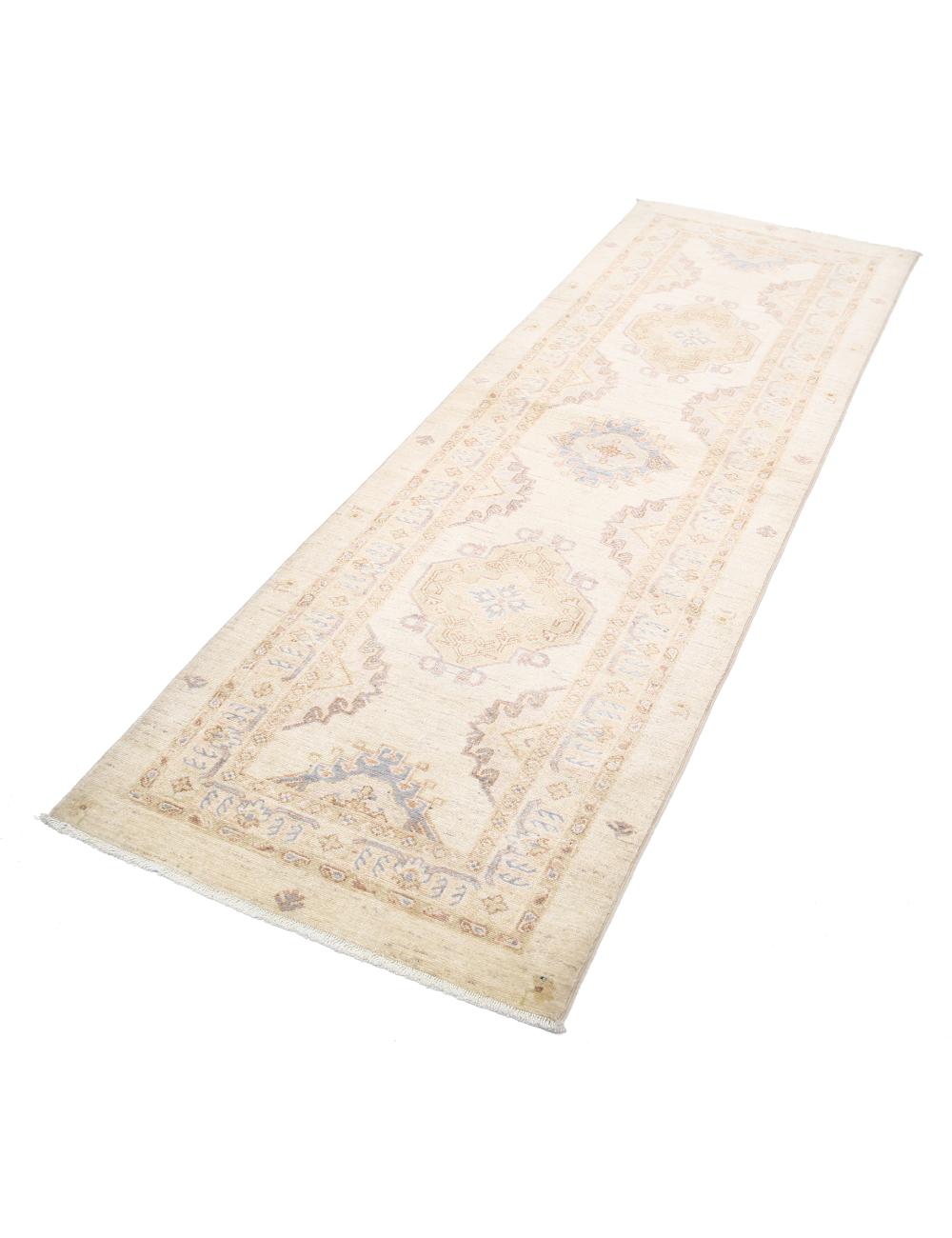 Hand Knotted Ziegler Farhan Wool Rug - 2'8'' x 8'0'' Arteverk Arteverk Rugs