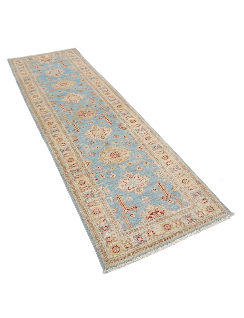 Hand Knotted Ziegler Farhan Wool Rug - 2'7'' x 7'11'' Arteverk Arteverk Rugs