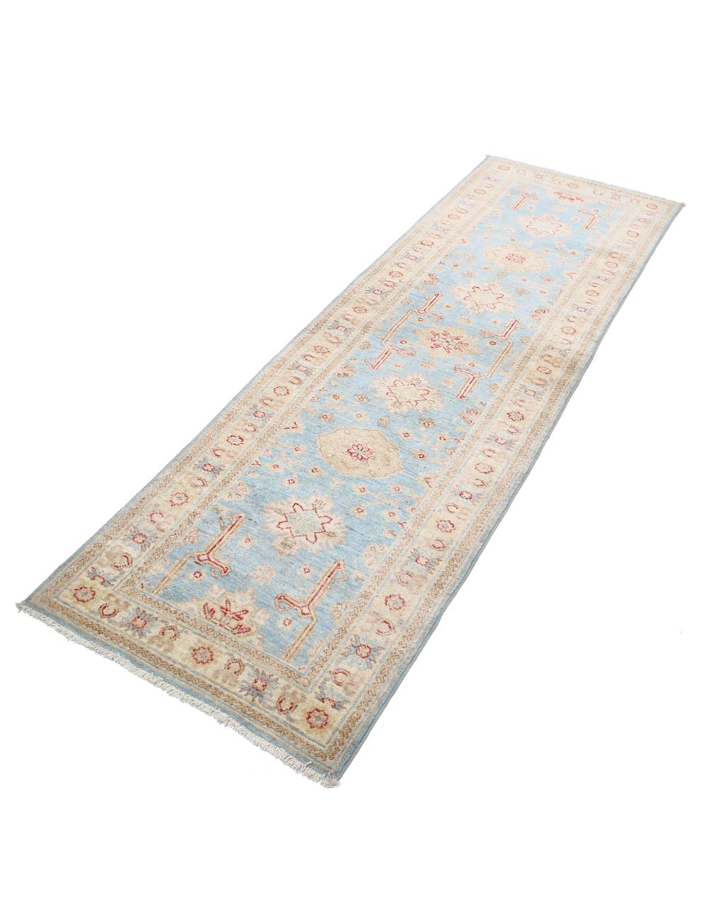 Hand Knotted Ziegler Farhan Wool Rug - 2'7'' x 7'11'' Arteverk Arteverk Rugs