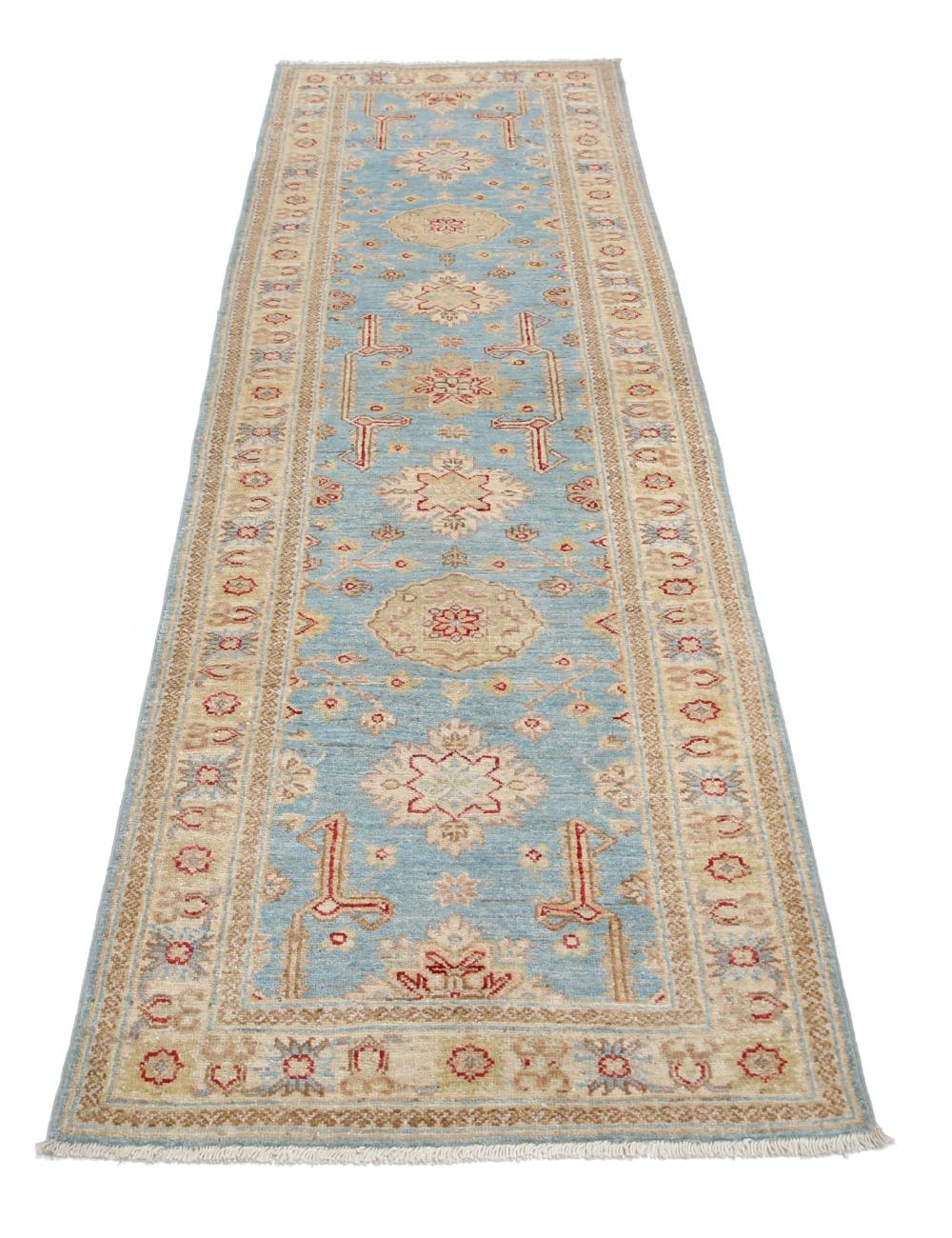 Hand Knotted Ziegler Farhan Wool Rug - 2'7'' x 7'11'' Arteverk Arteverk Rugs