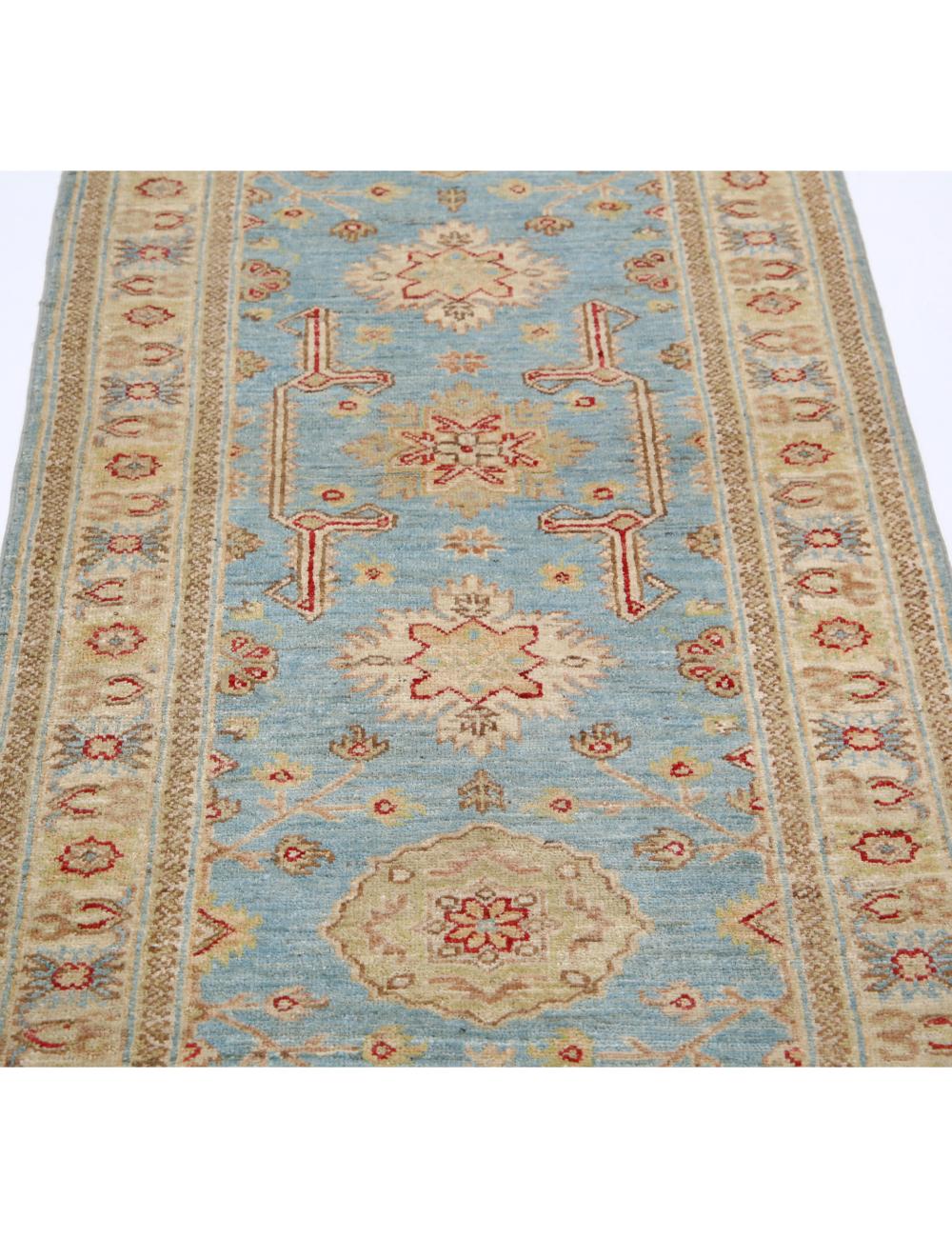 Hand Knotted Ziegler Farhan Wool Rug - 2'7'' x 7'11'' Arteverk Arteverk Rugs