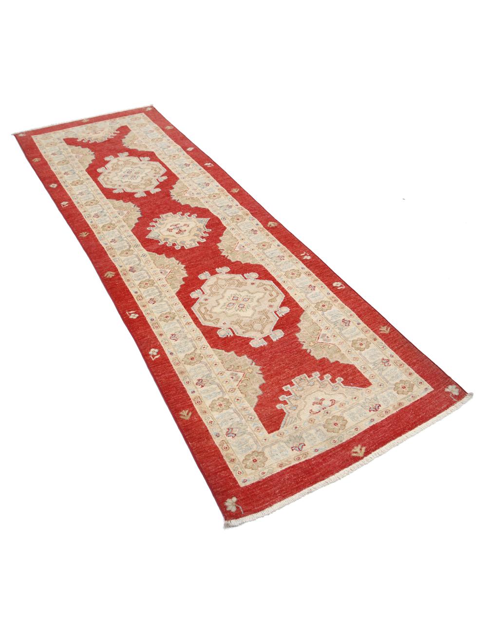 Hand Knotted Ziegler Farhan Wool Rug - 2'8'' x 7'9'' Arteverk Arteverk Rugs