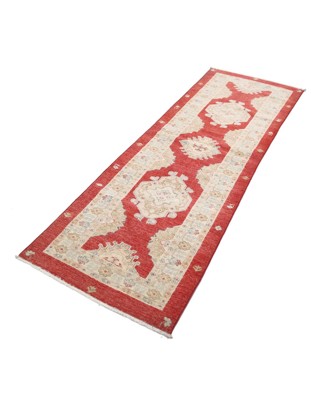 Hand Knotted Ziegler Farhan Wool Rug - 2'8'' x 7'9'' Arteverk Arteverk Rugs