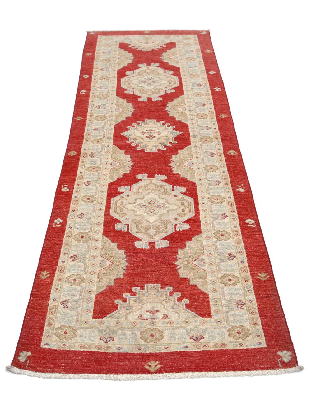 Hand Knotted Ziegler Farhan Wool Rug - 2'8'' x 7'9'' Arteverk Arteverk Rugs