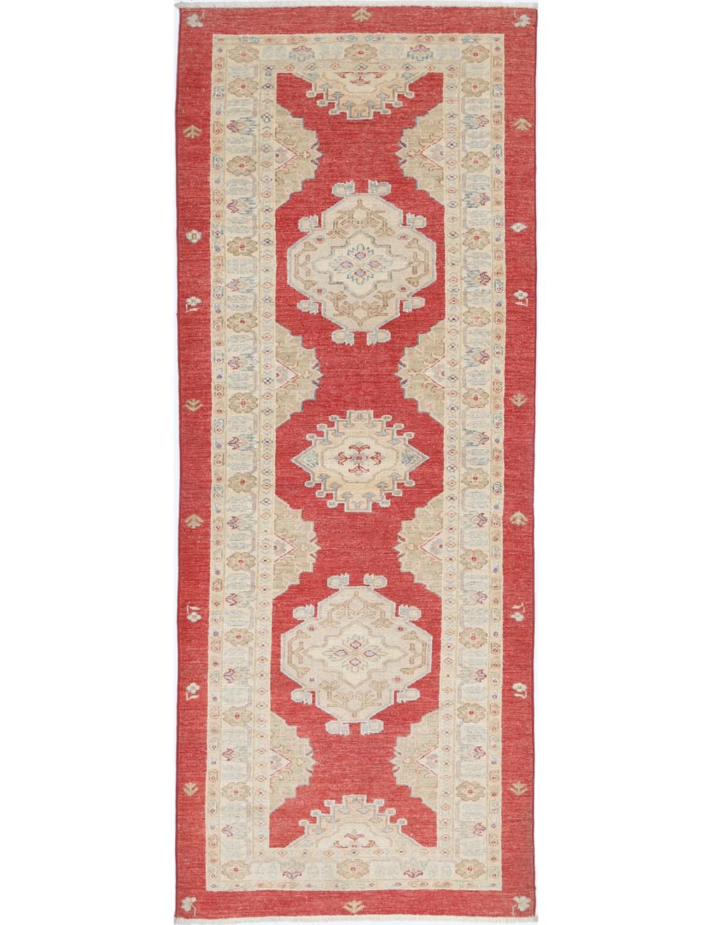 Hand Knotted Ziegler Farhan Wool Rug - 2'8'' x 7'9''