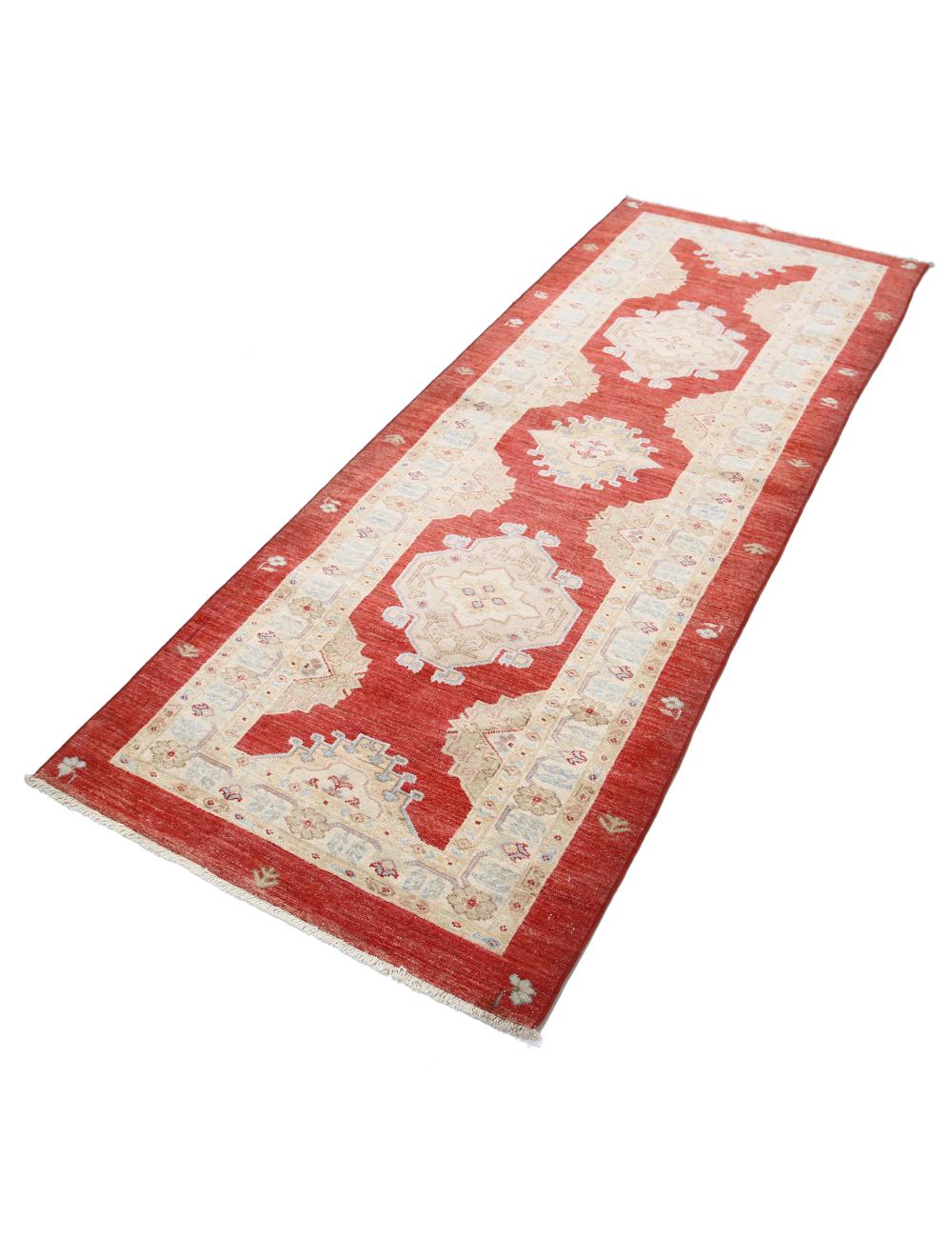 Hand Knotted Ziegler Farhan Wool Rug - 2'10'' x 10'7'' Arteverk Arteverk Rugs