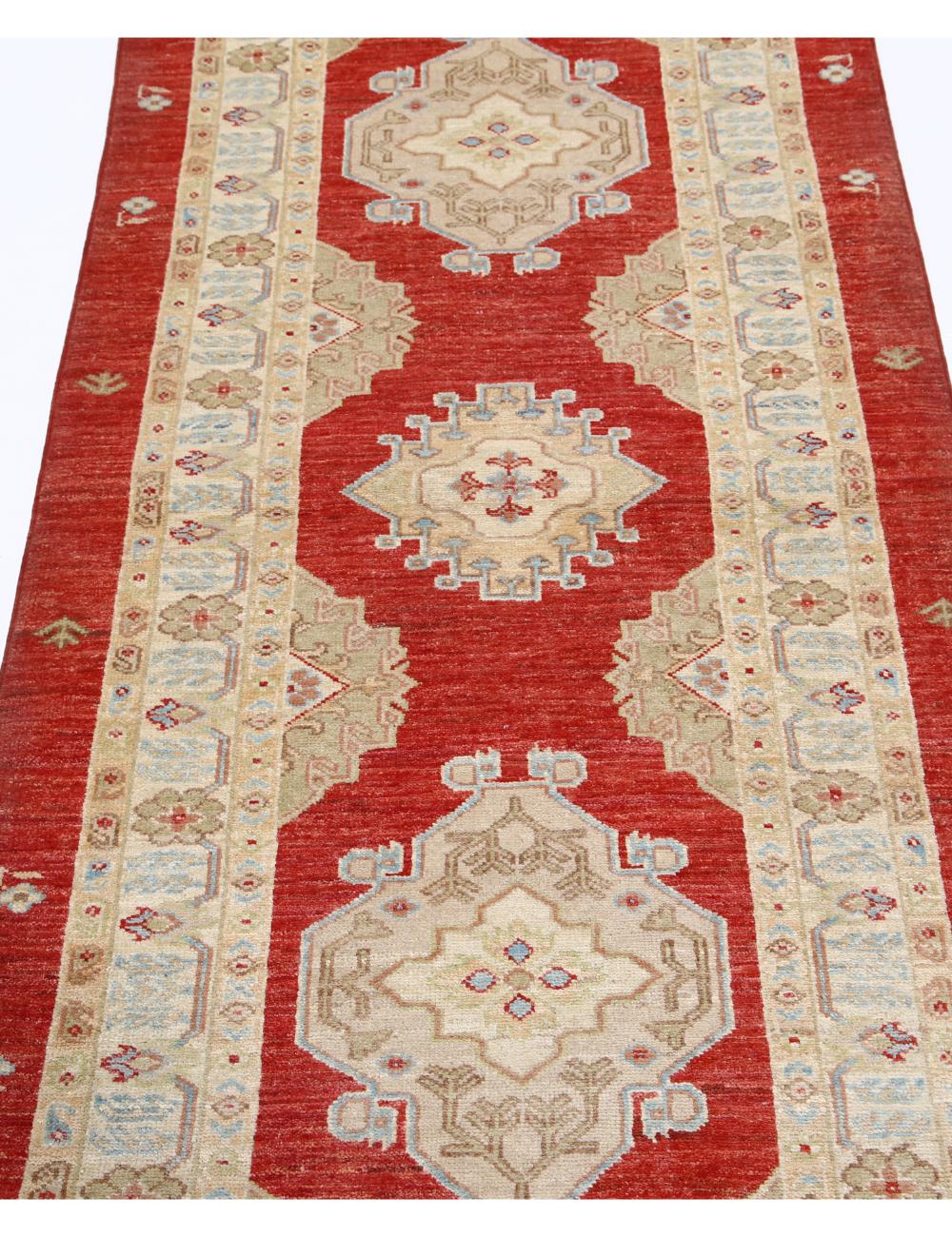 Hand Knotted Ziegler Farhan Wool Rug - 2'10'' x 10'7'' Arteverk Arteverk Rugs