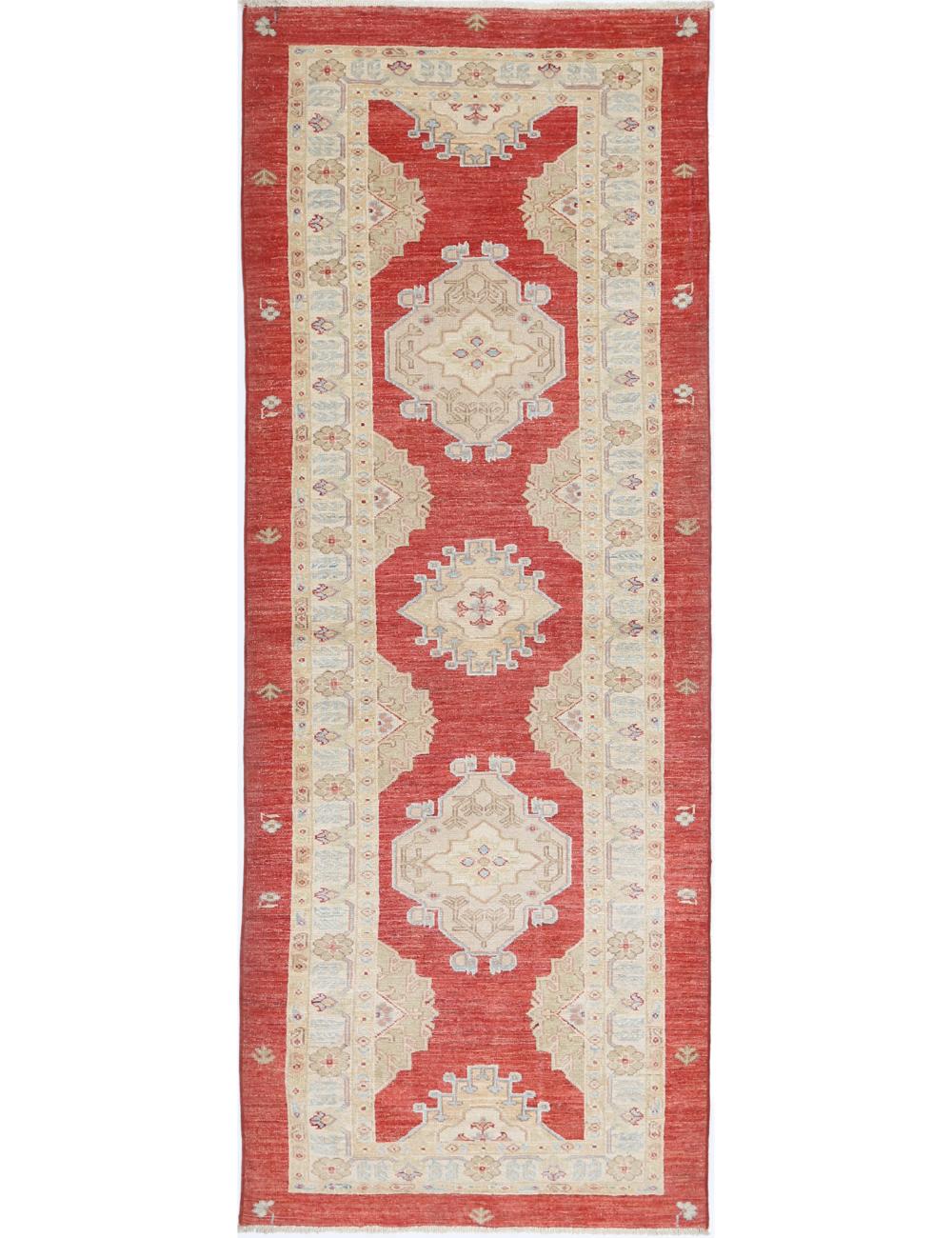 Hand Knotted Ziegler Farhan Wool Rug - 2'10'' x 10'7''