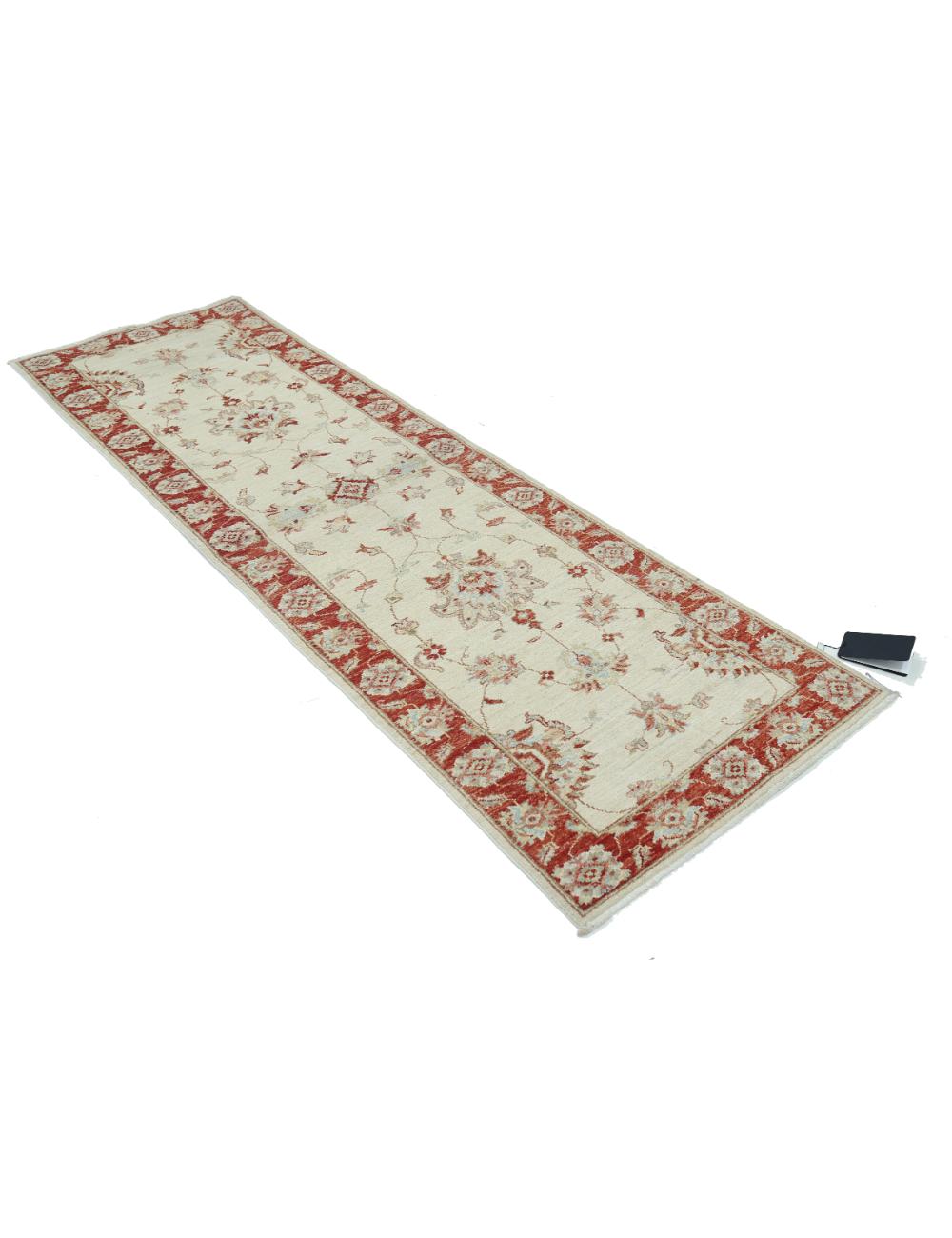 Hand Knotted Ziegler Farhan Wool Rug - 2'5'' x 7'10'' Arteverk Arteverk Rugs
