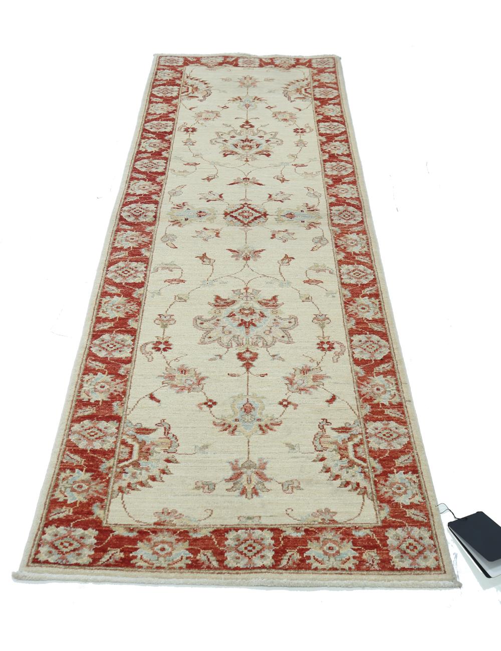 Hand Knotted Ziegler Farhan Wool Rug - 2'5'' x 7'10'' Arteverk Arteverk Rugs