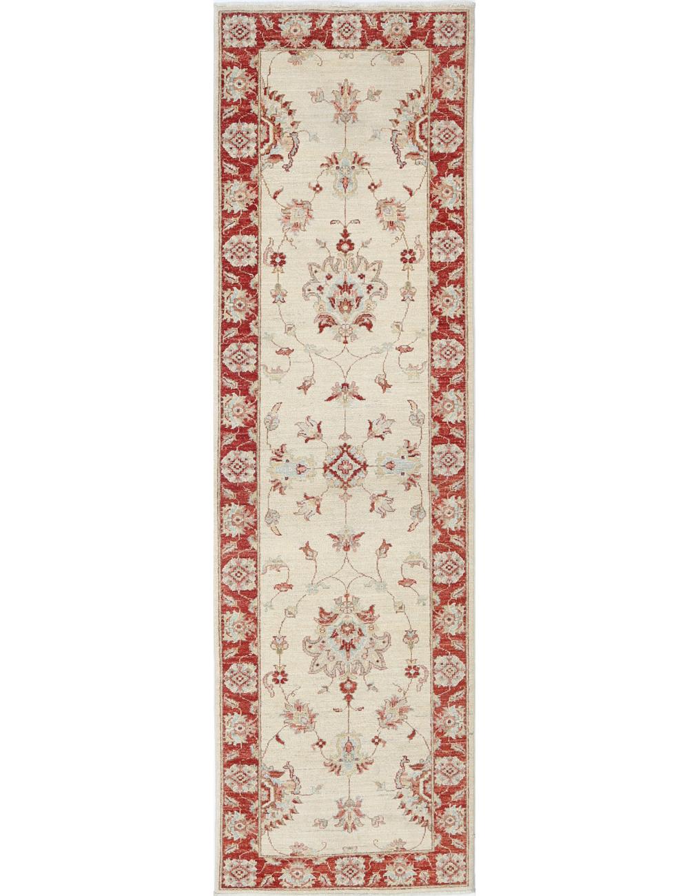 Hand Knotted Ziegler Farhan Wool Rug - 2'5'' x 7'10''