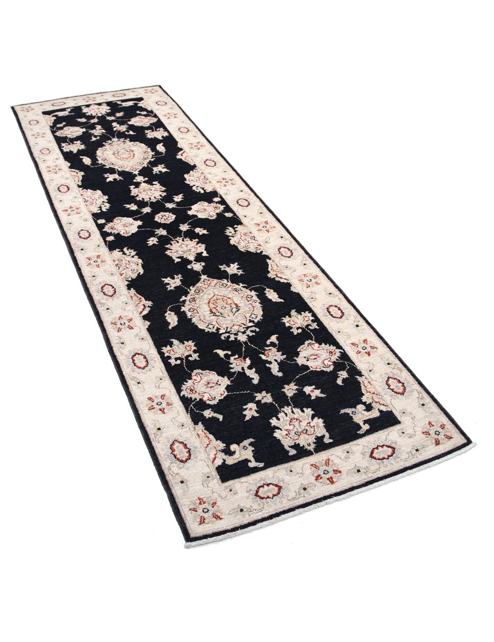 Hand Knotted Ziegler Farhan Wool Rug - 2'7'' x 8'3'' Arteverk Arteverk Rugs