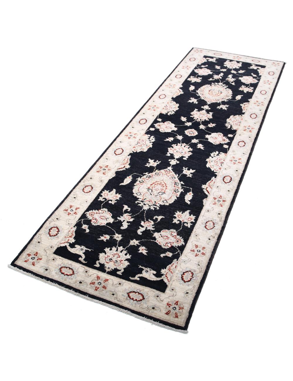Hand Knotted Ziegler Farhan Wool Rug - 2'7'' x 8'3'' Arteverk Arteverk Rugs