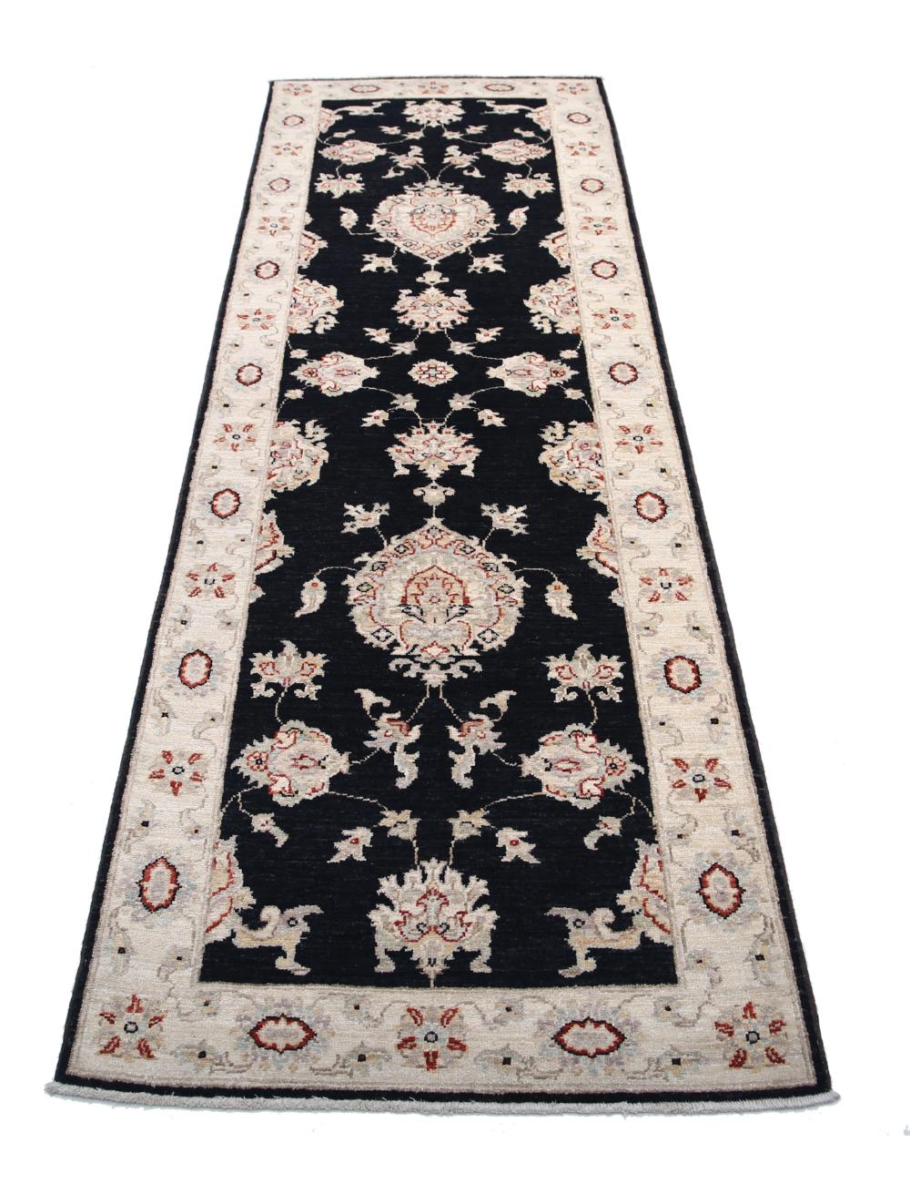 Hand Knotted Ziegler Farhan Wool Rug - 2'7'' x 8'3'' Arteverk Arteverk Rugs