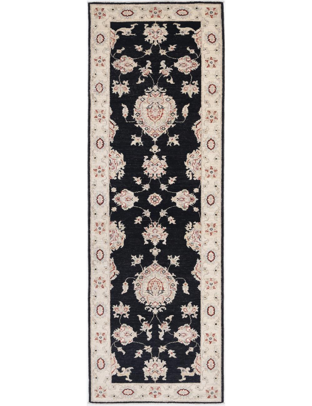 Hand Knotted Ziegler Farhan Wool Rug - 2'7'' x 8'3''