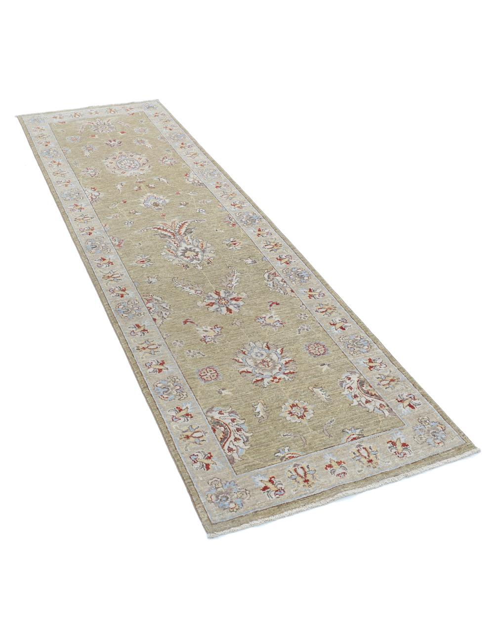 Hand Knotted Ziegler Farhan Wool Rug - 2'6'' x 8'0'' Arteverk Arteverk Rugs