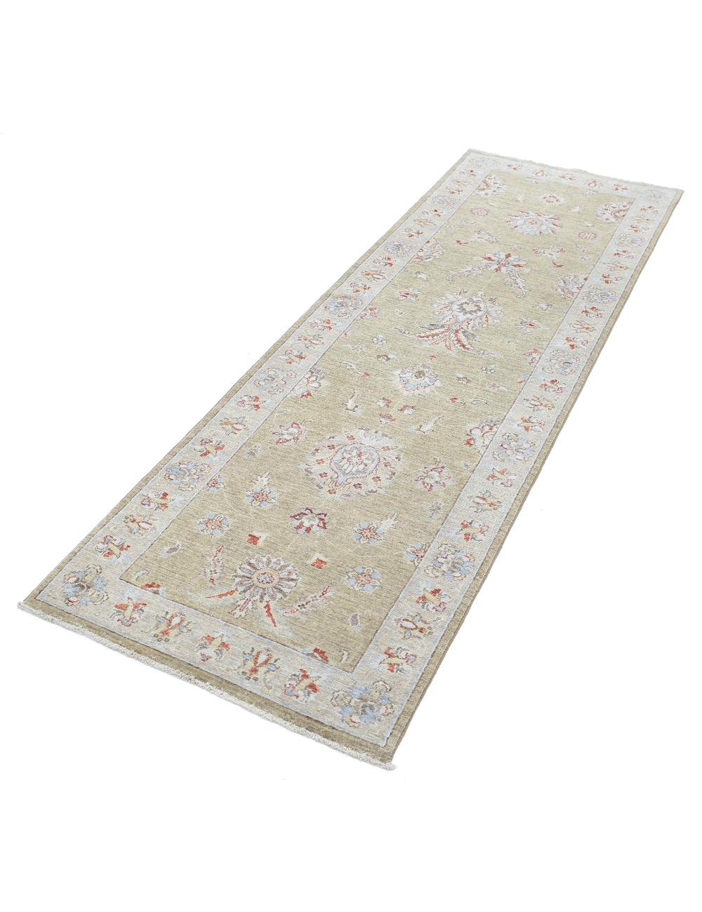 Hand Knotted Ziegler Farhan Wool Rug - 2'6'' x 8'0'' Arteverk Arteverk Rugs