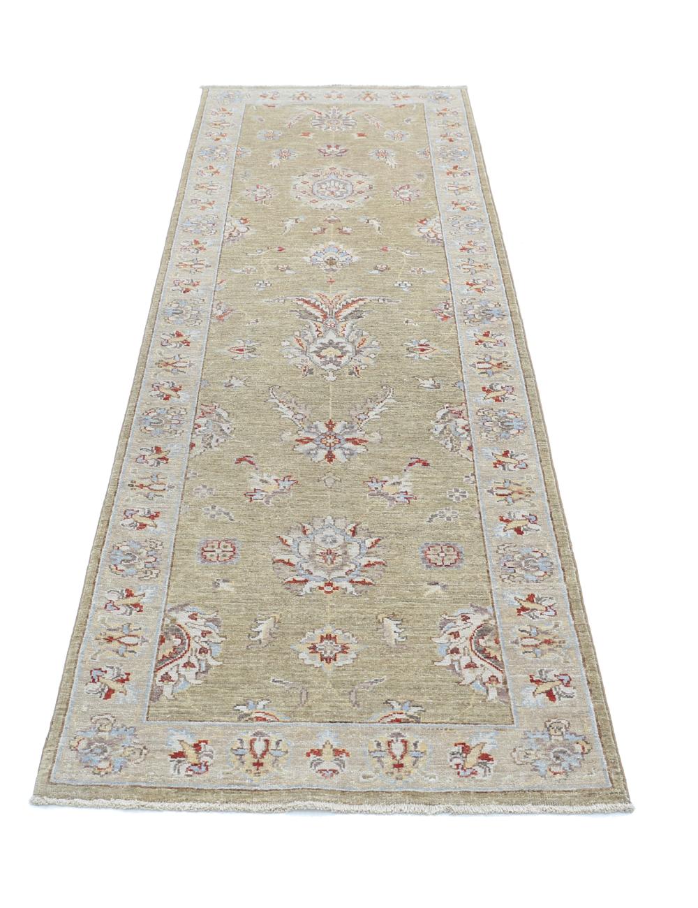 Hand Knotted Ziegler Farhan Wool Rug - 2'6'' x 8'0'' Arteverk Arteverk Rugs