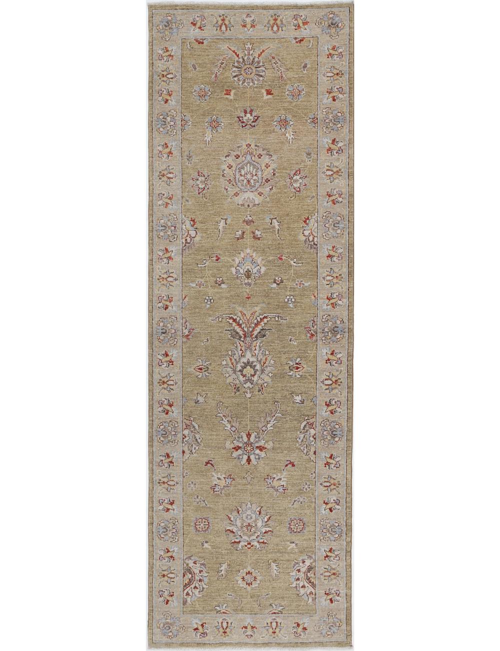 Hand Knotted Ziegler Farhan Wool Rug - 2'6'' x 8'0''