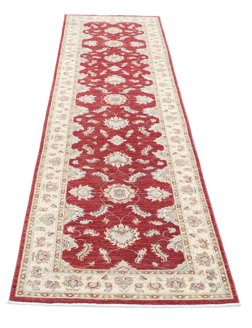 Hand Knotted Ziegler Farhan Wool Rug - 2'7'' x 9'8'' Arteverk Arteverk Rugs