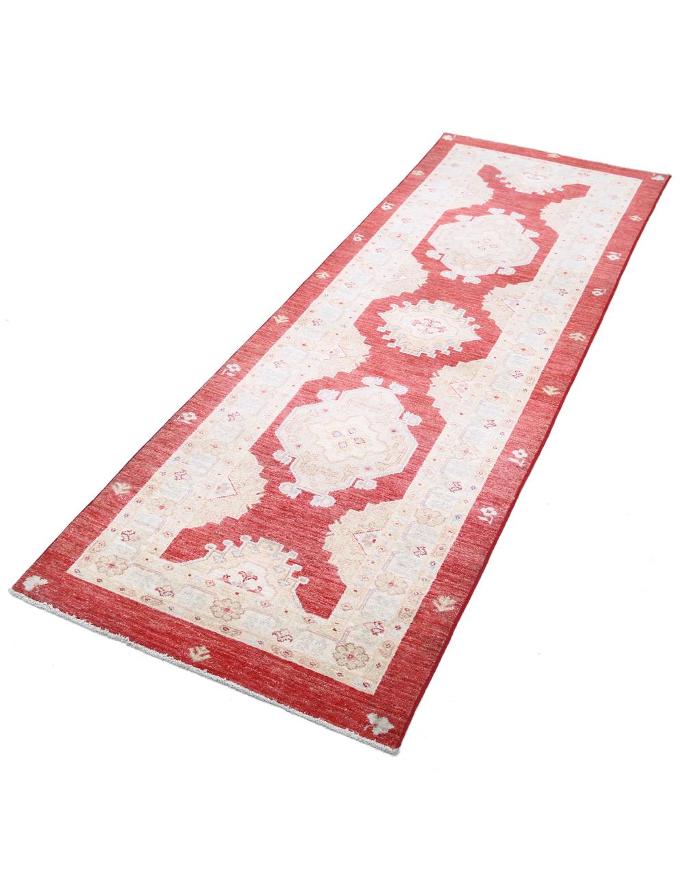 Hand Knotted Ziegler Farhan Wool Rug - 2'7'' x 7'7'' Arteverk Arteverk Rugs