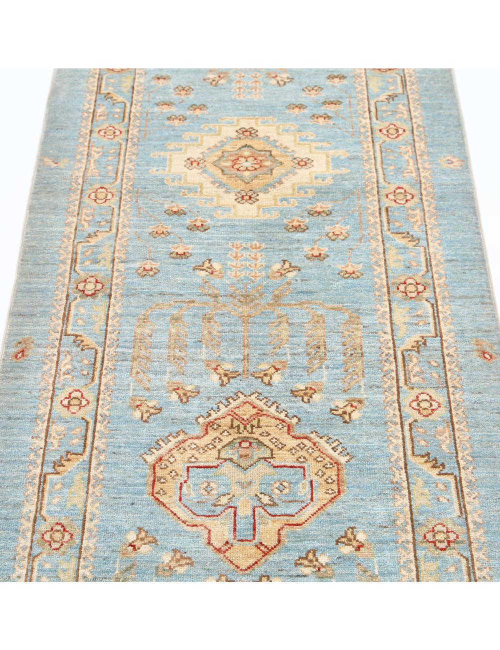 Hand Knotted Ziegler Farhan Wool Rug - 2'9'' x 8'2'' Arteverk Arteverk Rugs