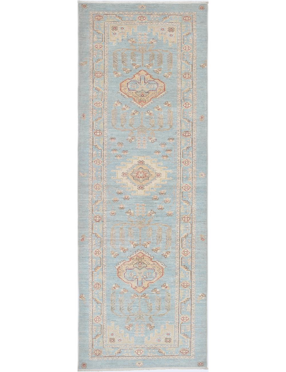 Hand Knotted Ziegler Farhan Wool Rug - 2'9'' x 8'2''